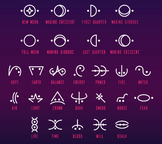 Glifoslunares | 20 Simbolos Relacionados Con La Brujería Que Debes Conocer | Símbolos
