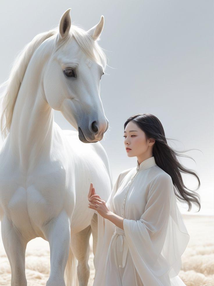 C23cfff496bbee681b0756c5b1f5c482 | La Yegua O Caballo Blanco Como Animal De Poder | Animales De Poder