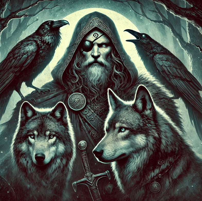 Dios Odin Lobos | Dioses Y Diosas Lobo | Animales De Poder