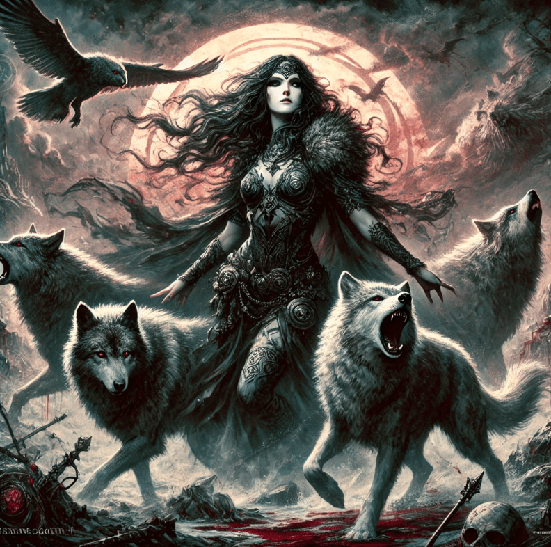 Diosa Morrigan Lobo | Dioses Y Diosas Lobo | Animales De Poder