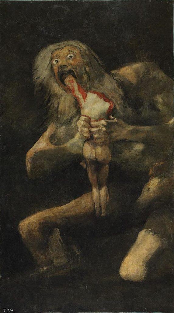 Saturno Devorando A Su Hijo | Saturno Le Corta Las Alas A Cupido | Mitología