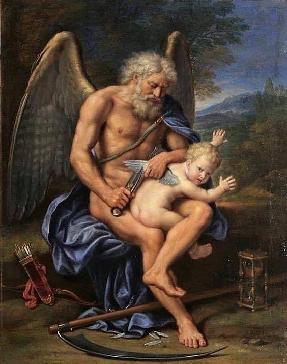 Saturno Le Corta Las Alas A Cupido | Mitología